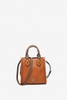 Cognac small handbag