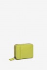 Green small leather wallet