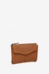 Cognac medium leather wallet