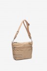 Bag organiser in camel recycled materials