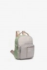 Grey backpack in recycled materials