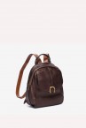 Bronze backpack with bronze leather hardware