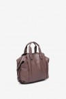 Taupe bowling bag