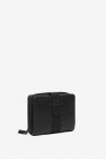 Black leather small wallet