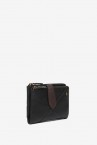 Black leather small wallet