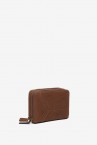 Cognac leather small wallet