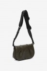 Crossbody bag in green recycled materials