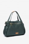 Nylon shopper bag in green