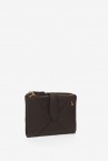 Brown leather small wallet