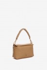 Bolso de hombro en materiales reciclados camel