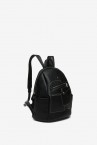 Backpack in black recycled materials