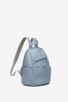 Backpack in blue recycled materials