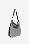 Bolso - mochila en materiales reciclados gris