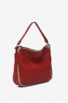 Bolso de hombro en piel roja