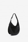 Bolso de hombro en piel negra