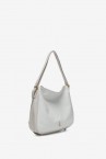 Bolso - mochila en piel blanca