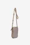 Bolso para el móvil en materiales reciclados beige