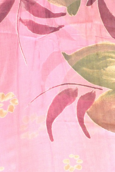Pañuelo con estampado propio en rosa palo