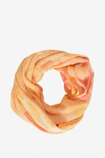 Yellow printed scarf