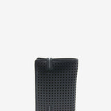 Unisex wallet in black leather