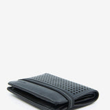 Unisex wallet in black leather