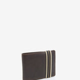 Unisex brown leather wallet
