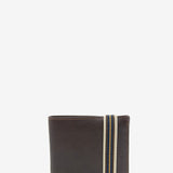 Unisex brown leather wallet
