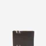 Unisex brown leather wallet
