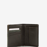 Men's leather wallet in brown