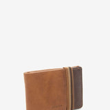 Men's wallet in cognac leather