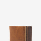 Men's wallet in cognac leather