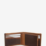Men's wallet in cognac leather