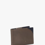 Portafoglio piccolo in pelle verde da uomo Karuna