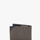 Portafoglio piccolo in pelle verde da uomo Karuna