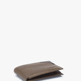 Portafoglio piccolo in pelle verde da uomo Karuna