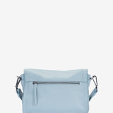 Women's leather crossbody bag in turquoise