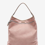 Women's reversible hobo bag in pink