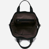 Women's shopper bag in black leather