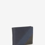 Men's leather wallet in blue