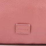 Bolso shopper pequeño en piel rosa