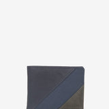 Men's leather wallet in blue