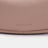 Small shoulder bag in pink leather