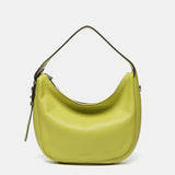 Piccola borsa a tracolla in pelle verde