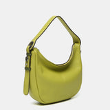 Piccola borsa a tracolla in pelle verde