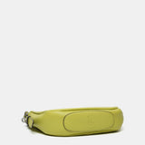 Piccola borsa a tracolla in pelle verde