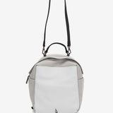 Mochila en piel blanca