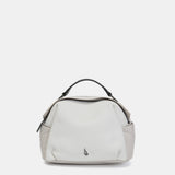 Borsa a tracolla in pelle bianca