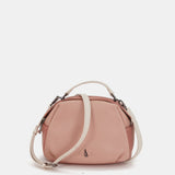 Borsa a tracolla in pelle rosa