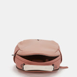 Borsa a tracolla in pelle rosa