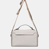 Borsa a tracolla in pelle beige